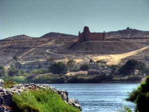 Das Mausoleum von Aga Khan III. in Assuan am Nil, Ägypten. Foto: www.nikkiundmichi.de
