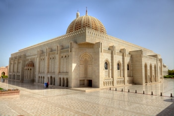 Sultan-Qaboos-Moschee in Maskat, Oman.